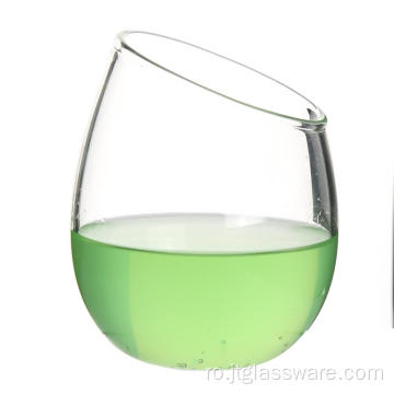 Ceașă de sticlă termică cu un singur perete pentru ceai verde